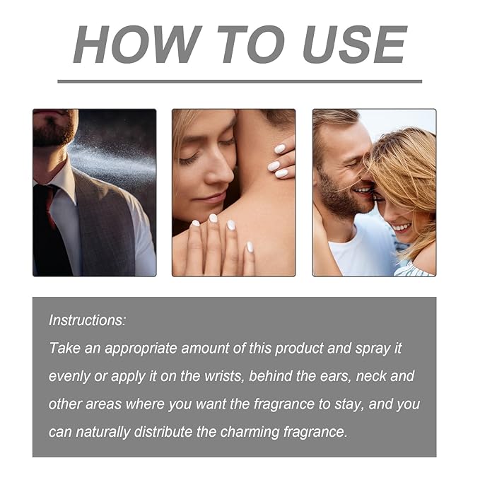 Charming Natural Fresh Portable Long-Lasting Niche Scent Perfume For Couples' Dates(2PCS)
