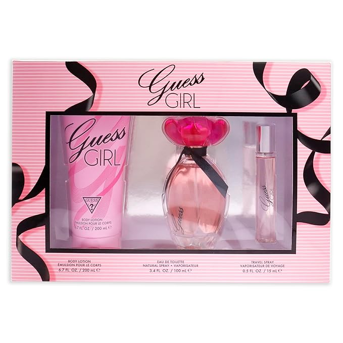 Guess Girl for Women - 3 Pc Gift Set 3.4oz EDT Spray 0.5oz EDT Spray 6.7oz Body Lotion