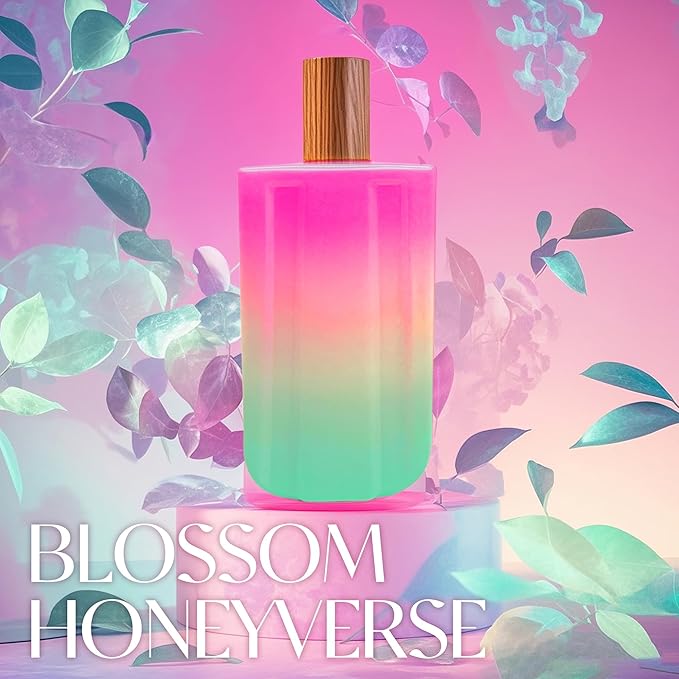 4 Piece Women Perfume Set RIO Sweet Crush Jasmine/Valentine Milano/La Vida Bella/Delilah Eau de Parfum Women's Fragrance Sets with Luxury Gift Box for Daily Use