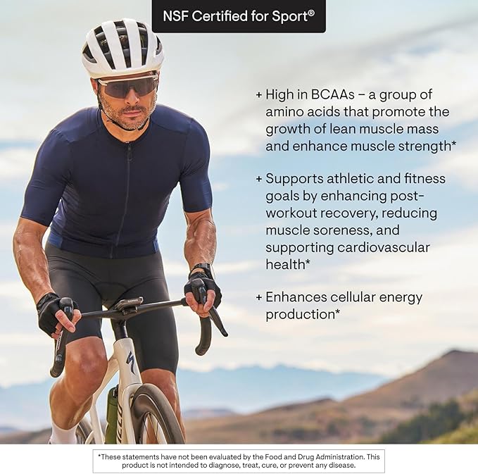 THORNE - Amino Complex - Clinically-Validated EAA and BCAA Powder for Pre or Post-Workout - Promotes Lean Muscle Mass &amp Exercise Recovery* - NSF Certified for Sport - 30 Servings - 8.0 Oz - Berry