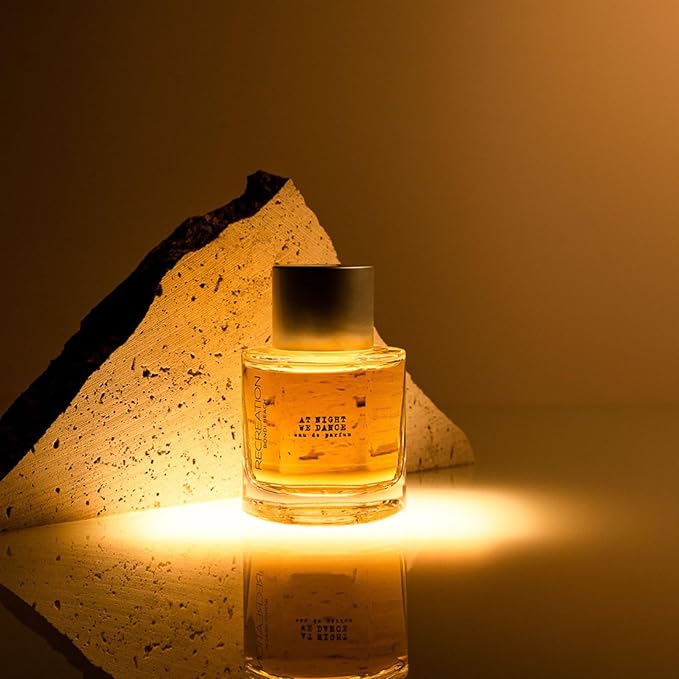Recreation Beauty At Night We Dance EDP Perfume Spray Travel Size Unisex - Woody Citrus Scent Long Lasting Notes of Brazilian Orange Pink Peppercorn Magnolia Vetiver Amber Musk Amyris 12ml