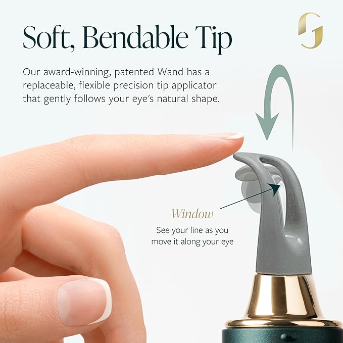 Guide Beauty GUIDE Wand Easy Tightlining &amp Winged Eyeliner Multi-Use Universal Design Cosmetic Tool for Eye &amp Lip Liner Ideal for Make-up Novices Limited Vision or Hand Dexterity
