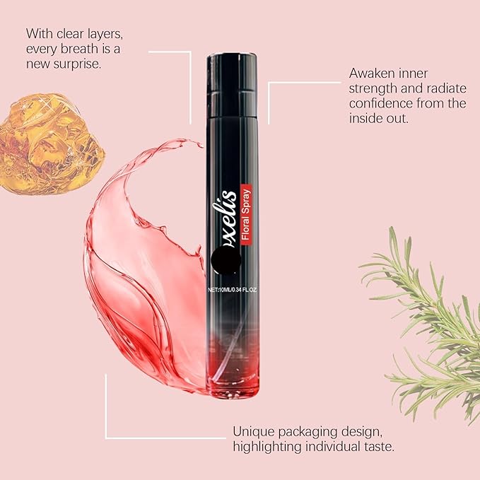 Charming Amber Fragrance Spray - Natural Fresh &amp Long-lasting Portable Elegant Perfume(3PCS)