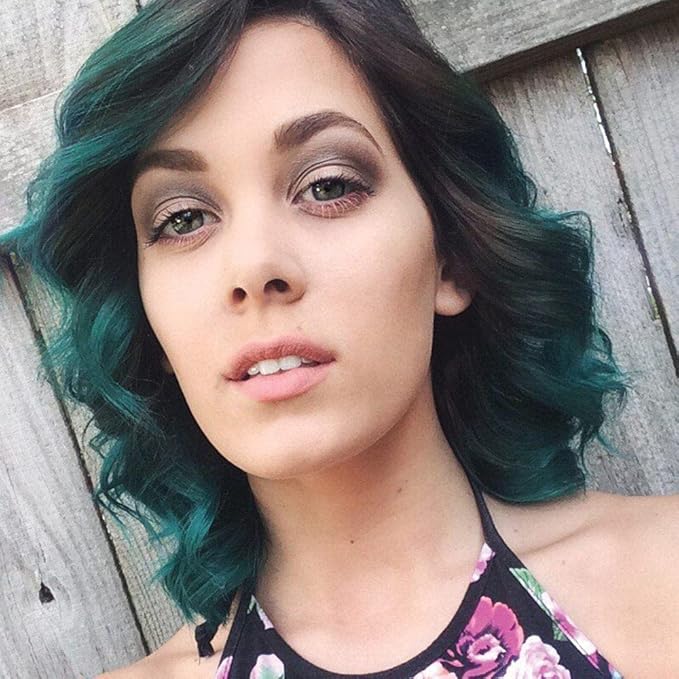MANIC PANIC Classic Enchanted Forest Semi Permanent Hair Color - Deep Teal Green Hair Dye for Women &amp Men That Lasts 4-6 Weeks - Vegan Ammonia &amp Cruelty-Free - Create &amp Mix Custom Shades