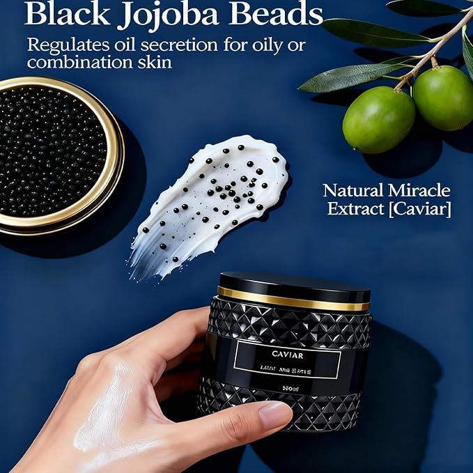 Caviar Bloom Deep Repair Hair Mask with Caviar Extract &amp Keratin Intensive Moisturizing Treatment | Replenishes Dry Coarse Damaged &amp Frizzy Hair | Reduces Frizz &amp Split Ends (1 PC)
