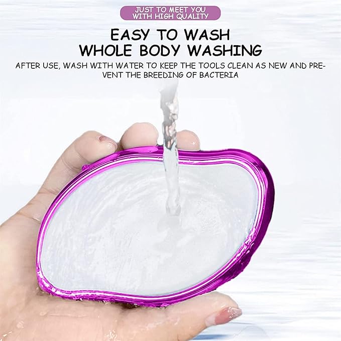 Crystal Hair Eraser Physical Painless Safe Epilator Easy Clean Reusable Body Beauty Hair Removal Makeup Brush for Hair Removal (Color : Pink)