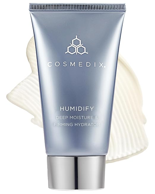 COSMEDIX Humidify Face Moisturizer for Women - Hydrating Deep Moisturizing Firming Anti-Wrinkles Cream for Rough &amp Dry Skin - Facial Skin Care Products for Softer Smoother &amp Firmer Skin