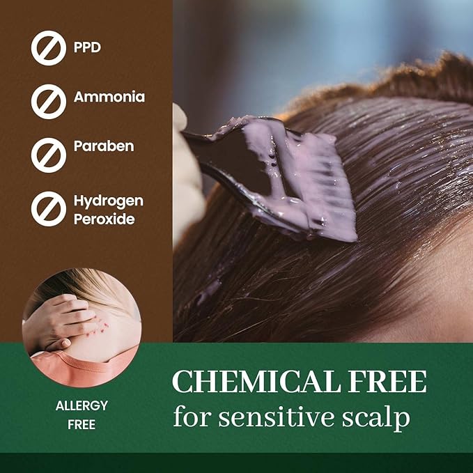 Dongsung Herb Speedy Color Cream(Deep Brown 3Pack) Korean Herbal Vegan Hair Dye PPD-Free Ammonia-Free Hypoallergenic 100% Gray Coverage Odorless Dermatologically Tested Quick 20-Minute Application