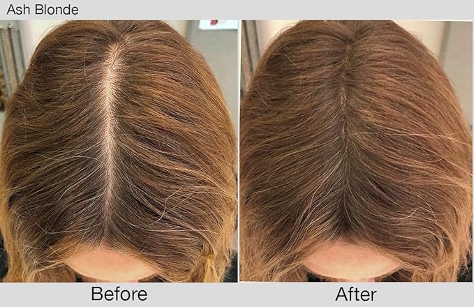 Joan Rivers Great Hair Day Root Touch Up Powder Duo - Fill-in Powder for Thicker Fuller Looking Hair (Ash Blonde)