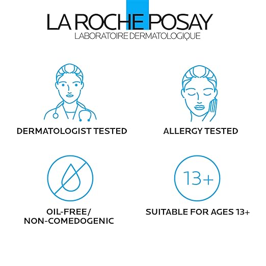 La Roche-Posay Toleriane Double Repair Matte Face Moisturizer Daily Moisturizer For Oily Skin With Ceramide And Niacinamide For All Skin Tones Oil Free Non-Comedogenic Available with SPF 30
