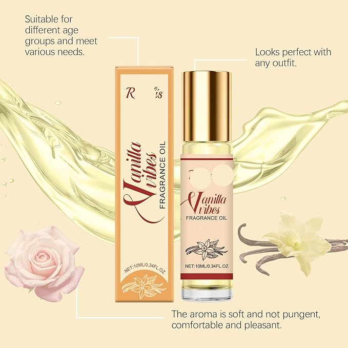 Vanilla Roll-On Perfume - Exquisite Niche Fragrance For All-Day Elegance(2PCS)