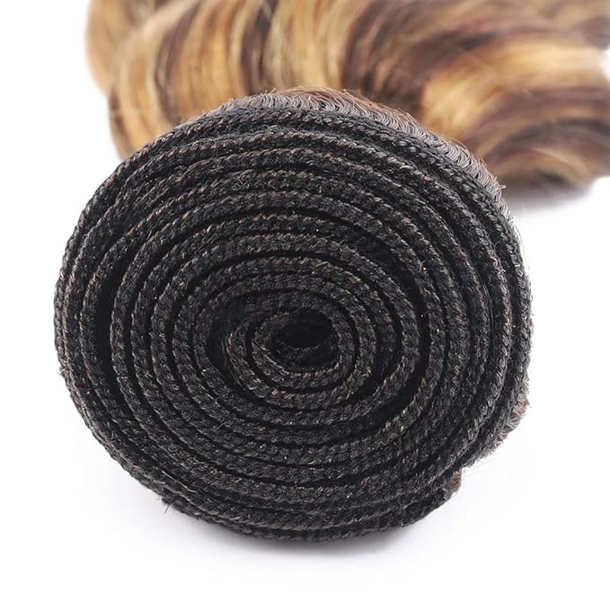 P427 Honey Blonde Human Hair Bundles Deep Wave Bundles 26 28 30 Inch Unprocessed Brazilian Virgin Remy Hair 3 Bundle Blonde Deep Wave Bundle Human Hair Extensions