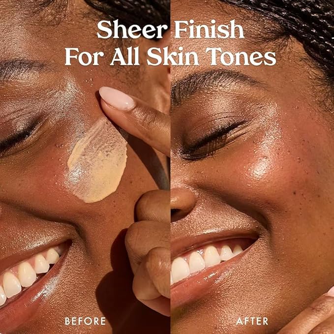 Kopari Bright as Day Sheer Mineral Sunscreen SPF 50 100% Mineral Facial Sunscreen with Vitamin C &amp Niacinamide Sheer Finish All Skin Tones 1.7 oz