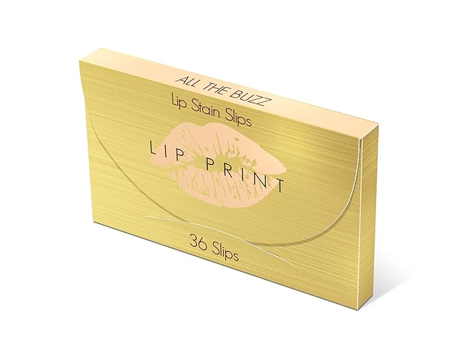 Be the Envy NV Lip Print | All The Buzz | Natural Rosey Brown | Long-Lasting Buildable Matte Finish | Food-Grade Edible Ink | Vegan Gluten-Free Cruelty-Free | 36 Tissue Sheets