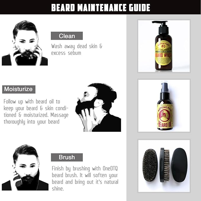 OneDTQ Medicine Man's Itchy Beard Wash 47 FL OZ