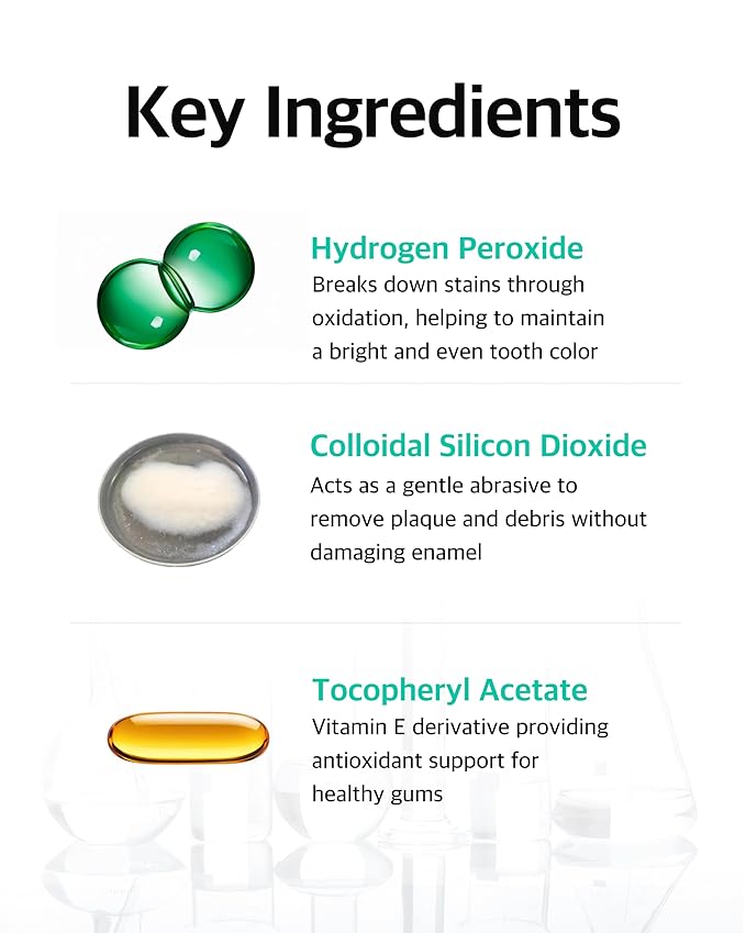Live Orals Whitening Toothpaste 80g x 5 Units - Fluoride-Free Nano Hydroxyapatite &amp Hydrogen Peroxide Sensitive Teeth Enamel Strengthening Natural Mint Gel