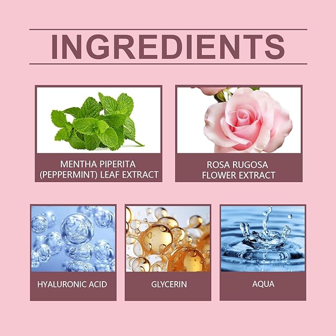 Rose Scented Roll-On Fragrance - Portable Refreshing Body Scent(3PCS)
