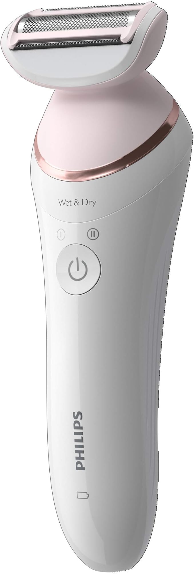 Philips Epilator Series 8000 Wet &amp Dry 3-in-1 with Shaver &amp Trimmer Attachments for Women 8 Accessories Included BRE720/14