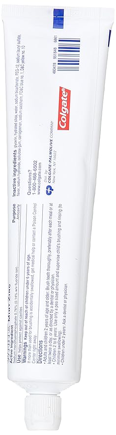 Colgate Sparkling White Whitening Toothpaste Mint - 6 ounce (6 Pack)