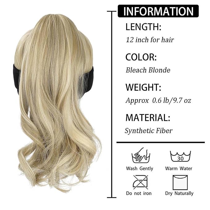 Visor Hat Wig for Women Baseball Cap Wig With Curly Synthetic Hair Extensions Ponytail Cap Wig Sun Hat With Hair Wig