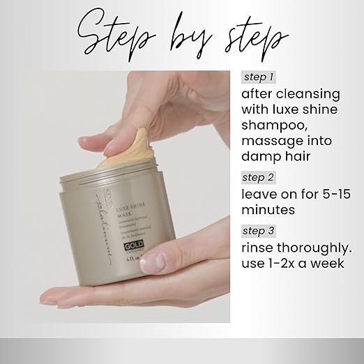 Kenra Platinum Luxe Shine Mask |Shine-Enhancing Intensive Conditioning Mask |Increases slip Smoothness &amp Improves Manageability |Experience 2x Stronger Hair* |72 hour humidity protection* |6 oz