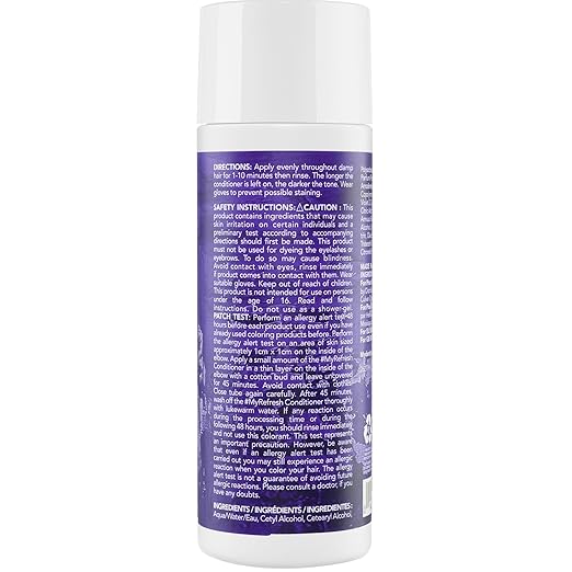 #mydentity MyRefresh Color Depositing Conditioner 6 oz | Temporary Hair Dye | Color Lasts up to 25 washes