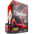 XMODE Extra Strength Energy Shots on Tap ? Cherry Bomb Flavor Sugar Free 150mg Caffeine per oz B12 100 (1oz) Servings Dispenser with 2 Refillable Bottles