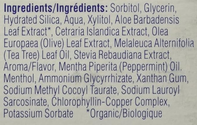 Kiss My Face Gel Teeth Whitening Fluoride Free Toothpaste (Pack of 3) Tea Tree 13.5 Ounce (2434503EAF)