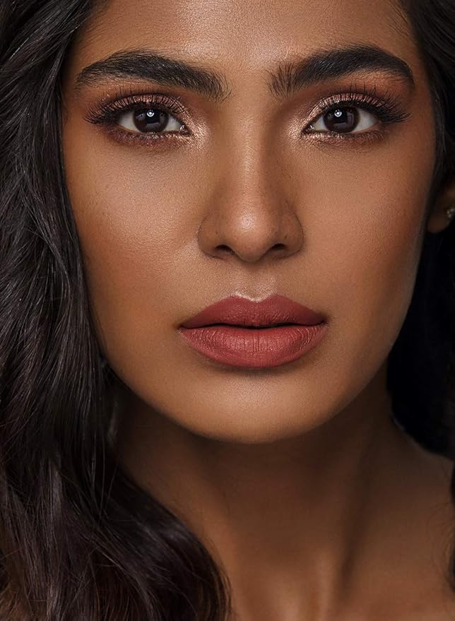 SUGAR Cosmetics Matte As Hell Crayon Lipstick With Free Sharpner Long Lasting Matte Lip Crayon - 11 Elle Woods (Brown Nude) 2.8 g