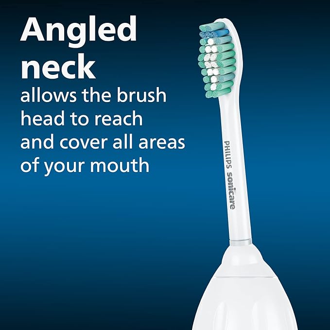Philips Sonicare Genuine E-Series Replacement Toothbrush Heads 2 Brush Heads White HX7022/66