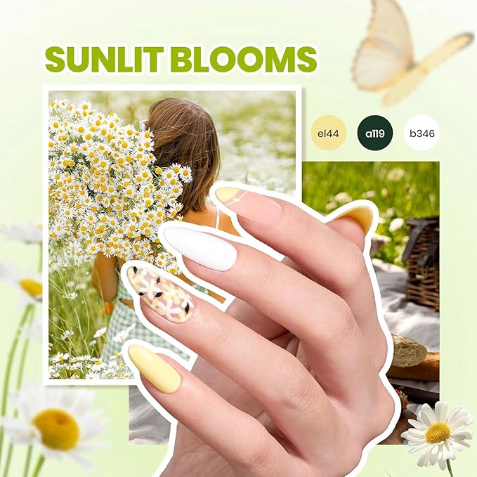 Beetles Gel Nail Polish Kit with U V Light - 53 Pcs Emotional Spectrum Pro 32 Colors Gel Nail Kit with Base &ampMatte &ampGlossy Top Coat and Tools Decoration Manicure Set Soak Off Gifts for Women G