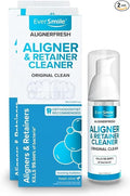 EverSmile AlignerFresh Original Clean Foam ? Cleaner Compatible w/Invisalign and All Clear Aligners &amp Retainers ? Eliminates Bacteria Whitens Teeth Fights Bad Breath ? 50ml (2 Pack)