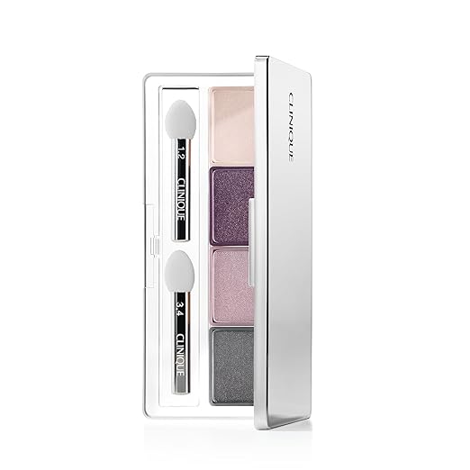 Clinique All About Shadow Eye Shadow Quad | Long Lasting Crease + Fade Resistant + Safe For Sensitive Eyes