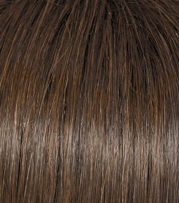 Gabor Under Cover Halo Hair Piece Designed to Wear Under Your Hat Shoulder Length Straight Hairpiece With Detachable Bangs GF4/10SS Ss Iced Java