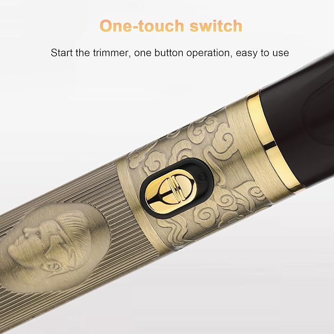 3-in-1 Electric Reciprocating Shaver Nose Hair Trimmer Vintage Barber Clippers