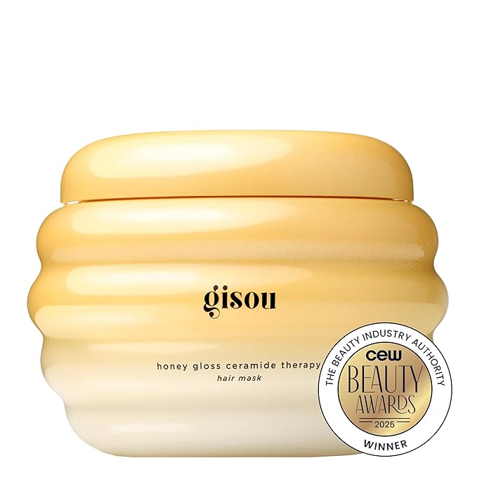 Gisou Honey Gloss Ceramide Therapy Hair Mask ? Deep Repair &amp Hydration with Mirsalehi Honey Ceramides &amp Hyaluronic Acid 7.8 fl oz