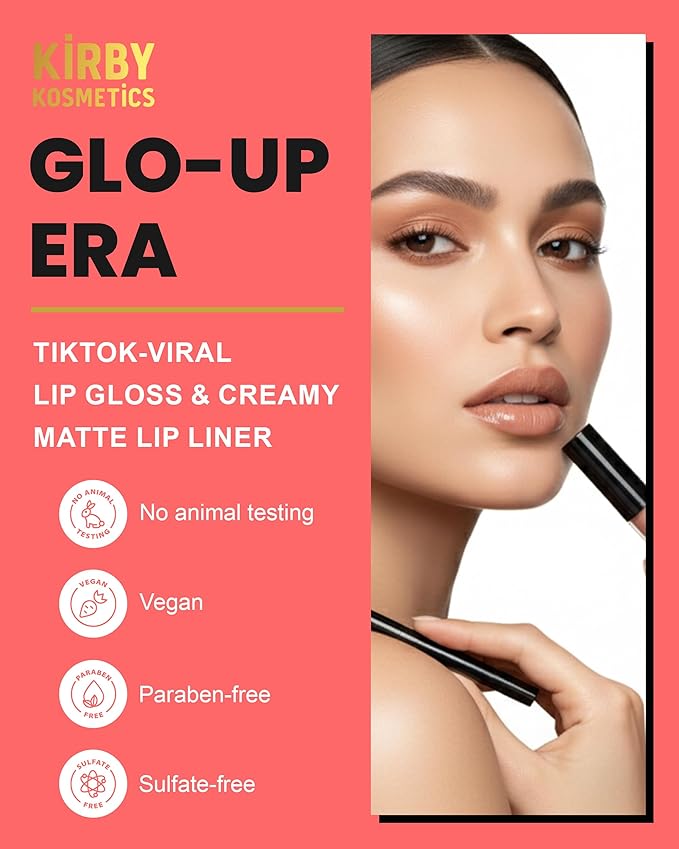Lip Kit Duo ? Making Moves - TikTok-Viral Precision Liner &amp Glossy Liquid Lipstick Clean 2-Step Set with Hydrating Long-Wear Color ? Bold Inclusive Beauty for Everyday Konfidence