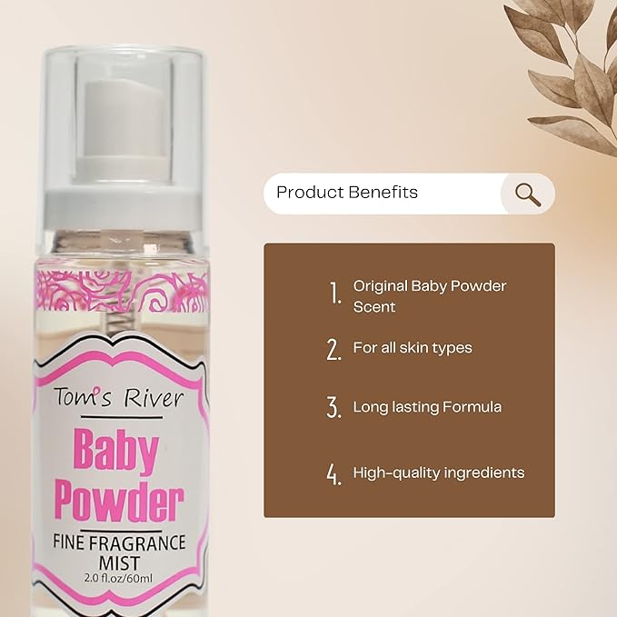 Infinix Fine Fragrance Mist Set - Baby Fresh Powder &amp Egyptian Musk - 2 fl oz/60ml (Pack of 2) - Long-Lasting Body Spray for Daily Use - Gentle Perfume for Men &amp WomenElegant and Affordable F