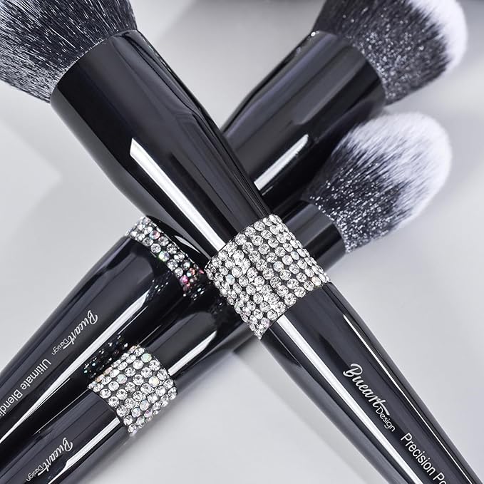 Bueart Design 16Pcs Makeup Brushes Set with Classic HolderPremium Ultra Soft Professional Make up Brushes for FoundationBlushPowderHighlighterContourEyeshadow