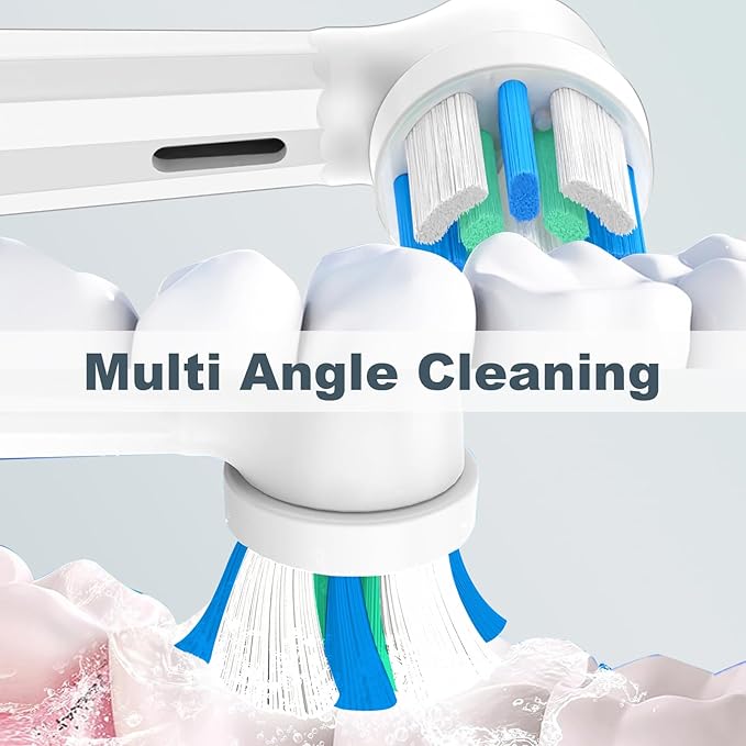 10 PCS IO Replacement Heads Compatible with Oral b IO 2/3/4/5/6/7/8/9/10 Series Electric Toothbrush Brush Heads Refills Compatible with Oral B IO (Black/White)