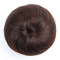EARSHOT Hair Buns Hair Piece Synthetic Barrette Donut Bun with Drawstring Hair Comb Straight Hair Bun Extension Headband Wig for Women Hair Accessories For Girls (Color : 588-03)