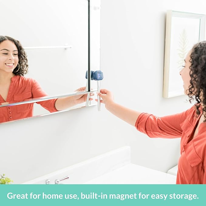 Bril UV-C Toothbrush Sanitizer and Holder Portable Cleaner Travel Cover Magnetic Holder and Rechargeable Case for Any Size Toothbrush Navy