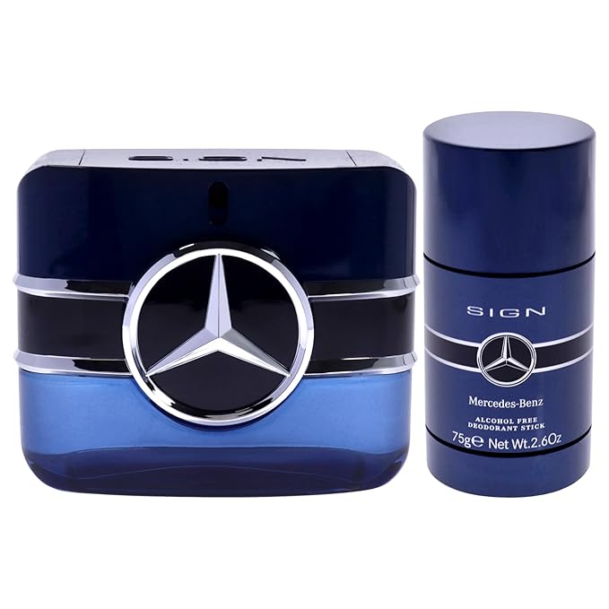 Mercedes Benz Sign for Men - 2 Pc Gift Set 3.4oz EDP Spray 2.6oz Deodorant Stick