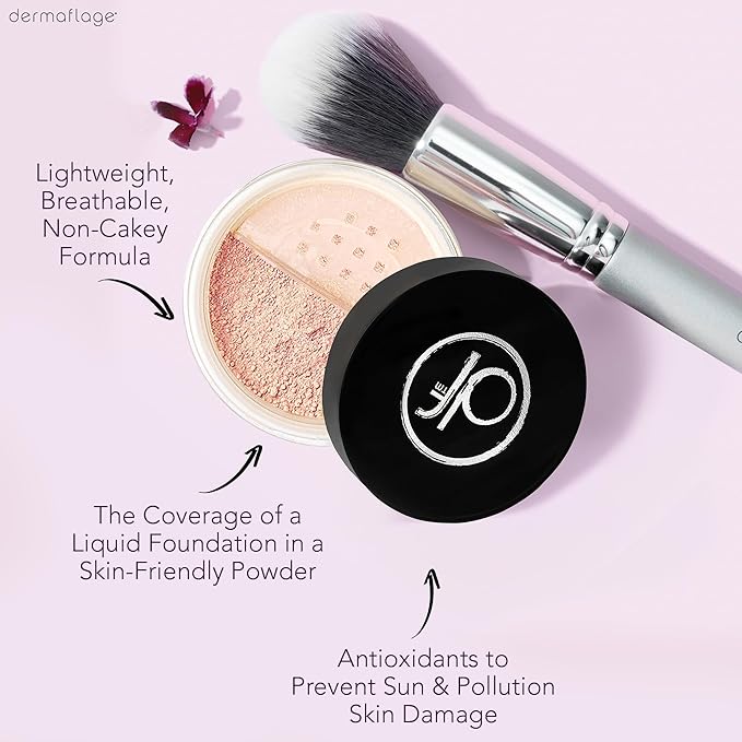 Dermaflage SPF Mineral Powder Sunscreen for Sensitive Skin All Natural Sunscreen Powder Broad Spectrum