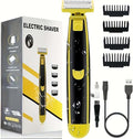 2024 New Full Body Washed Wet and Dry Shaver Full Body Men's Electric Shaver Wash Wet and Dry Double Shave Dry Wet Waterproof Mens Rotary Facial Shaver Ergonomic Body Shaver (1PC)