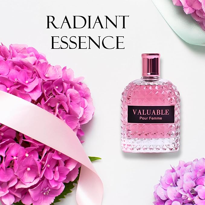 Valuable Paris Couple Set PerfumeLong Lasting Sweet Scent for Women/Men Fragrance 2x100ML