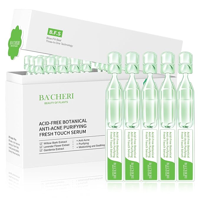 Gentle Botanical Acne Treatment for Face ? Acid-Free Spot Facial Serum with Niacinamide &amp Witch Hazel Soothes Redness &amp Controls Breakouts for Sensitive Oily &amp Acne-Prone Skin ? 1.2 ml ×