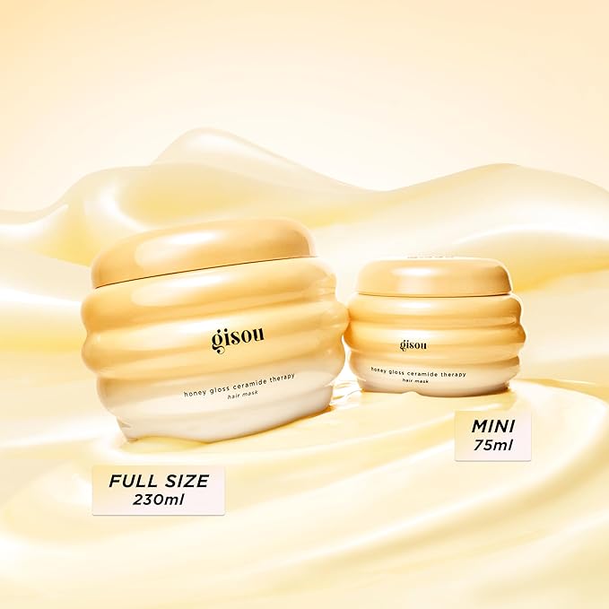 Gisou Honey Gloss Ceramide Therapy Hair Mask ? Deep Repair &amp Hydration with Mirsalehi Honey Ceramides &amp Hyaluronic Acid 7.8 fl oz