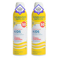 Seaweed Bath Co. Kid's Mineral SPF 50 Broad Spectrum Sunscreen Spray 6 Ounce (Pack of 2) Papaya Scented Water Resistant Tear Free Sensitive Formula with Zinc Oxide Rainbow Seaweed Watermelon