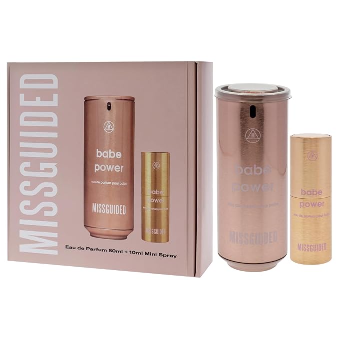 Missguided Babe Power for Women - 2 Pc Gift Set 2.7oz EDP Spray 0.34oz EDP Spray